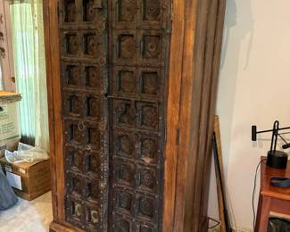 Antique Indian Doors Wardrobe