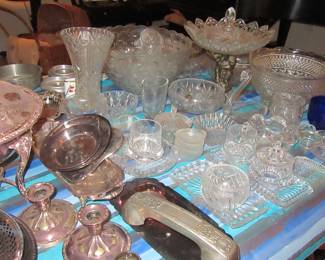 MARK more silverplate and glass
