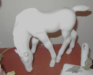 MARK white horse