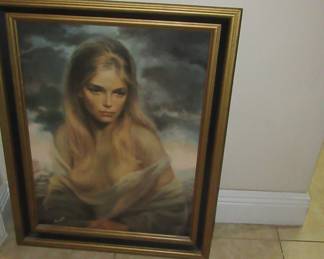 MARK painting of lady