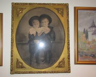 MARK frame and antique picture