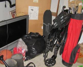 MARK golf clubs, wheel chair TV andmore