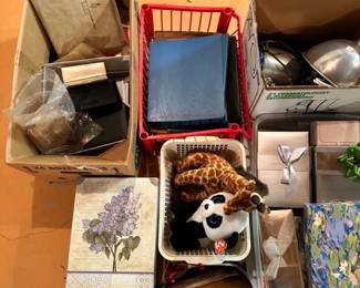 Stuffed Animals, Decorative Boxes