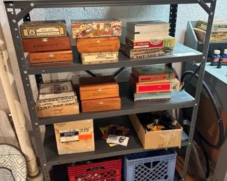 Cigar Boxes, Derby Cars, Argus Previewer, Realist Film Cutter Set, Realist Flash Model ST52