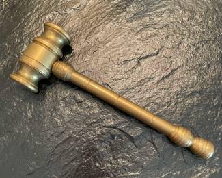 Brass Judge's Gavel