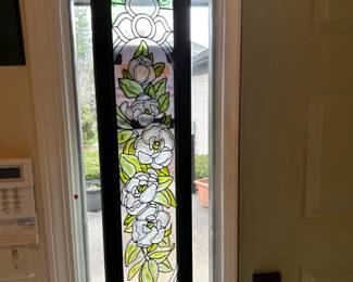 Faux Stained Glass Window Hanging