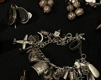 Antique charm bracelet 