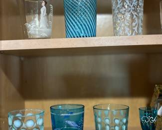 Art glass cups 