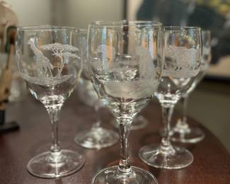 Unique, giraffe, elephant, safari glasses