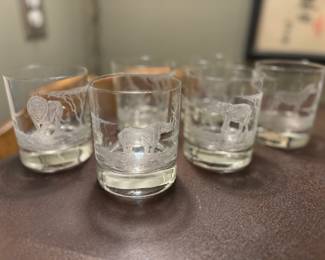 Eek elephant, lion, safari glasses