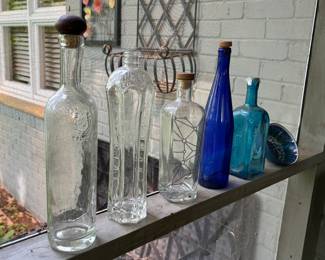 Unique and vintage bottles 
