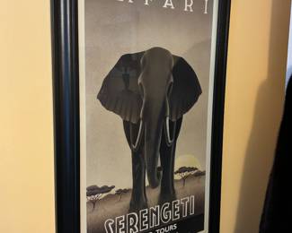 Safari Serengeti poster 