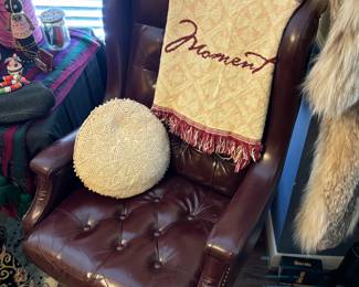 Leather office chair