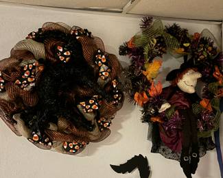 Halloween wreaths 