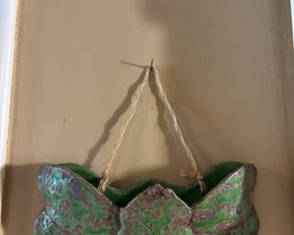 Antique butterfly wall hanging 