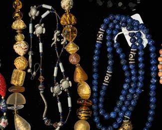 Lapis necklace, jewelry