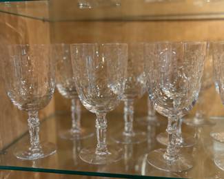 Crystal goblets
