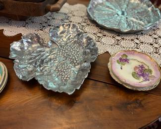 Vintage china, elegant serving plates 