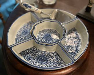 Elegant snack tray set 