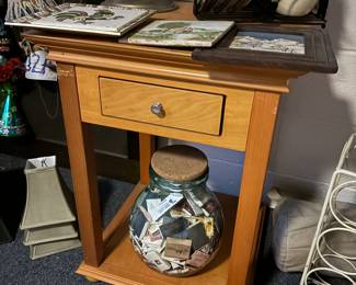 Accent table, match collection