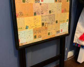 Folk art tv tray 