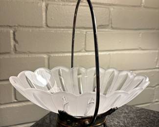 Elegant serving basket / candy dish