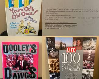 1986 Dr. Seuss 1st Edition Hardback 
Vince Dooley Hardback Dooley’s Dawgs