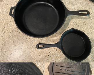 Wagner & Old Mountain Cast Iron Skillet’s