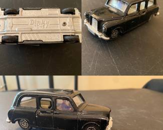 Dinky Toys Made England Diecast toy Austin Taxi with man in it