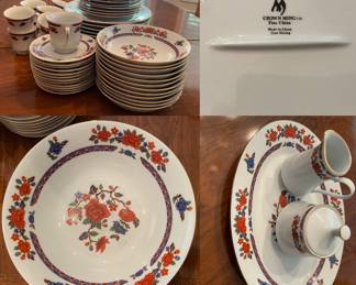  Set Crown Ming Fine China service for 12
