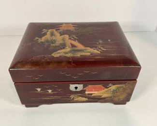 Japanese Lacquer Jewelry Box