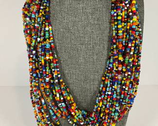 Color Beaded Necklaces