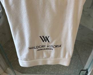 Waldorf Astoria bath towel: $10