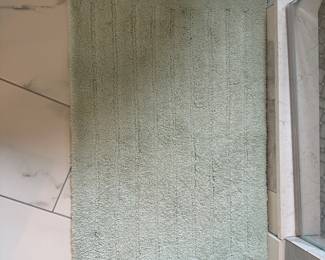 Green bath mat: $3