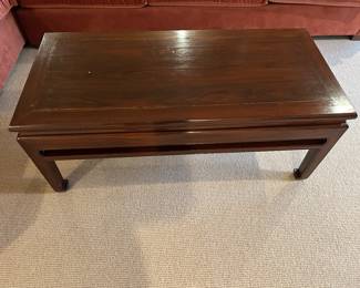 Coffee table (two end tables match) 46" w x21" d x 19" t. $245