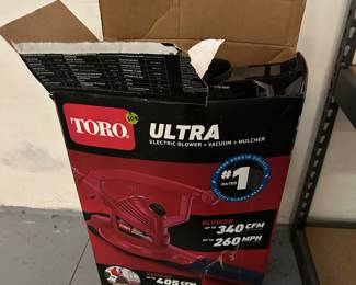 Toro Ultra electric blower vacuum mulcher: $45