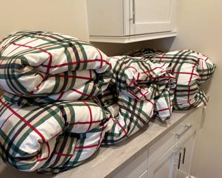 Four comforters with matching duvets, 2 twins and two queens $25 ea.