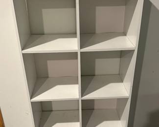Cubby unit 2' w x 1' d x 4' t: $20