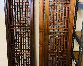 4-pc. wood room divider 78" t: $300