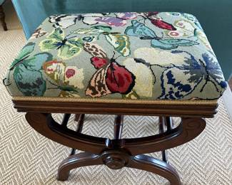 Needlepoint bench $100