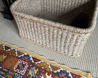 Large wicker basket $25