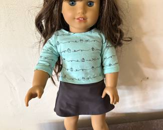 American Girl doll lot: two dolls, furniture, large collection of clothing, accessories: $500/all.