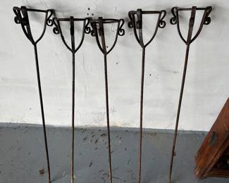 Metal cup holders (5 total) $30