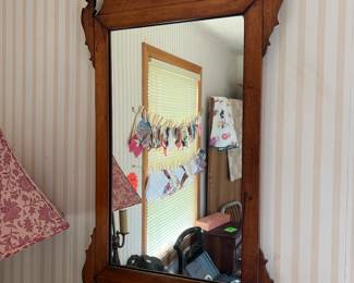 Handcrafted Cherry Chippendale Mirror