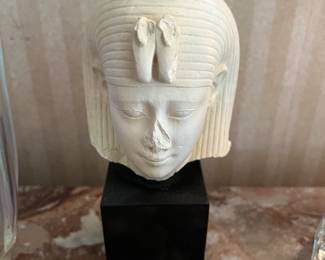 King Tut Egyptian Composite on Wood Base