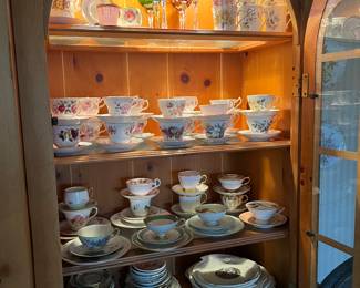 Faberge Glasses, Teacups, Miscellaneous China Plates