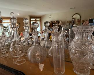 Decanters and Vases (there's more!)