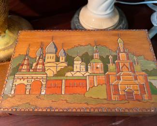 carved Russian Box