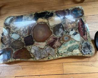 Stone Slab with threading for legs