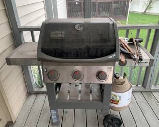 Weber gas grill…ready for summer!